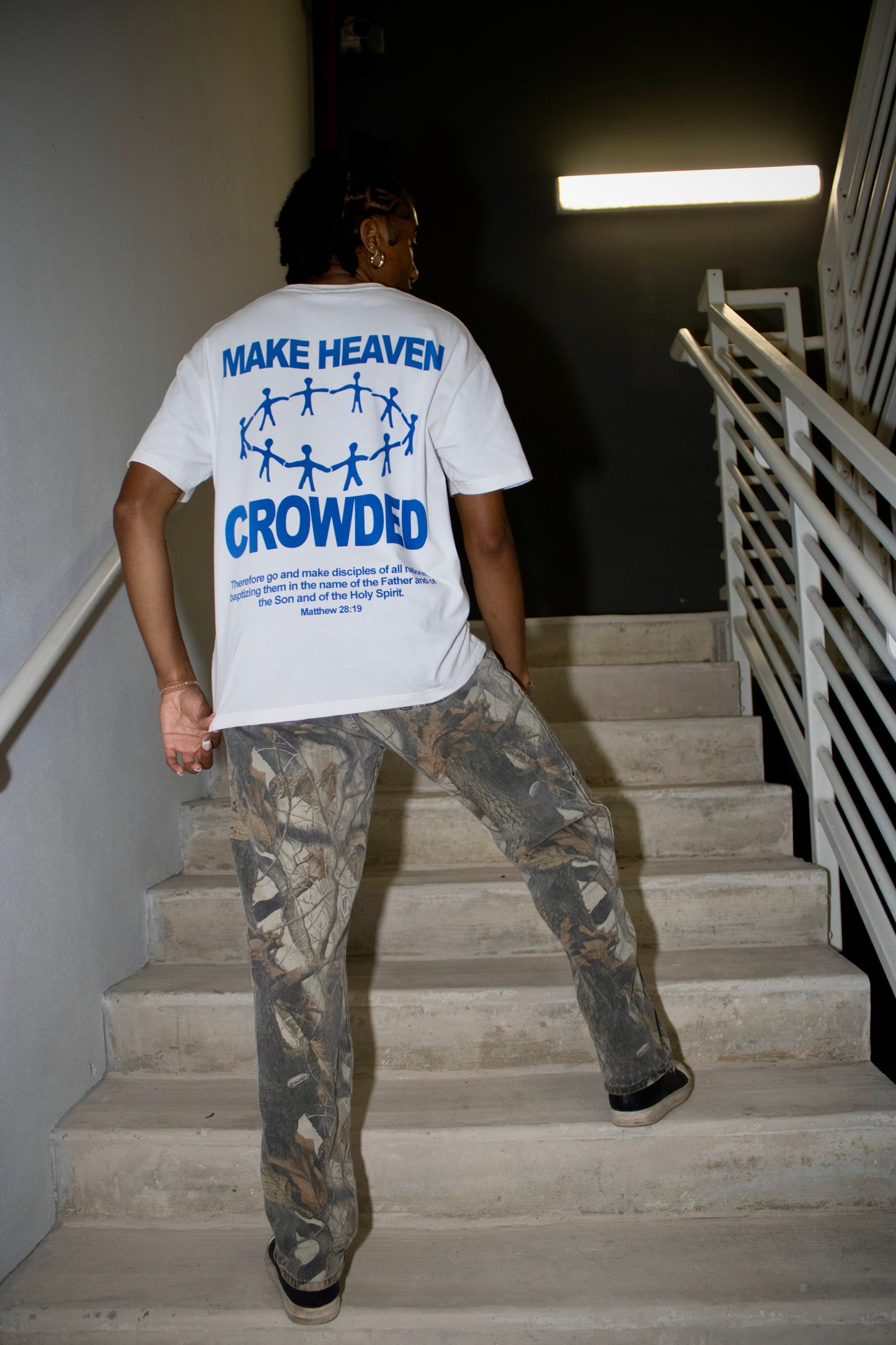 Make Heaven Crowded - Unisex Pure Cotton Tee