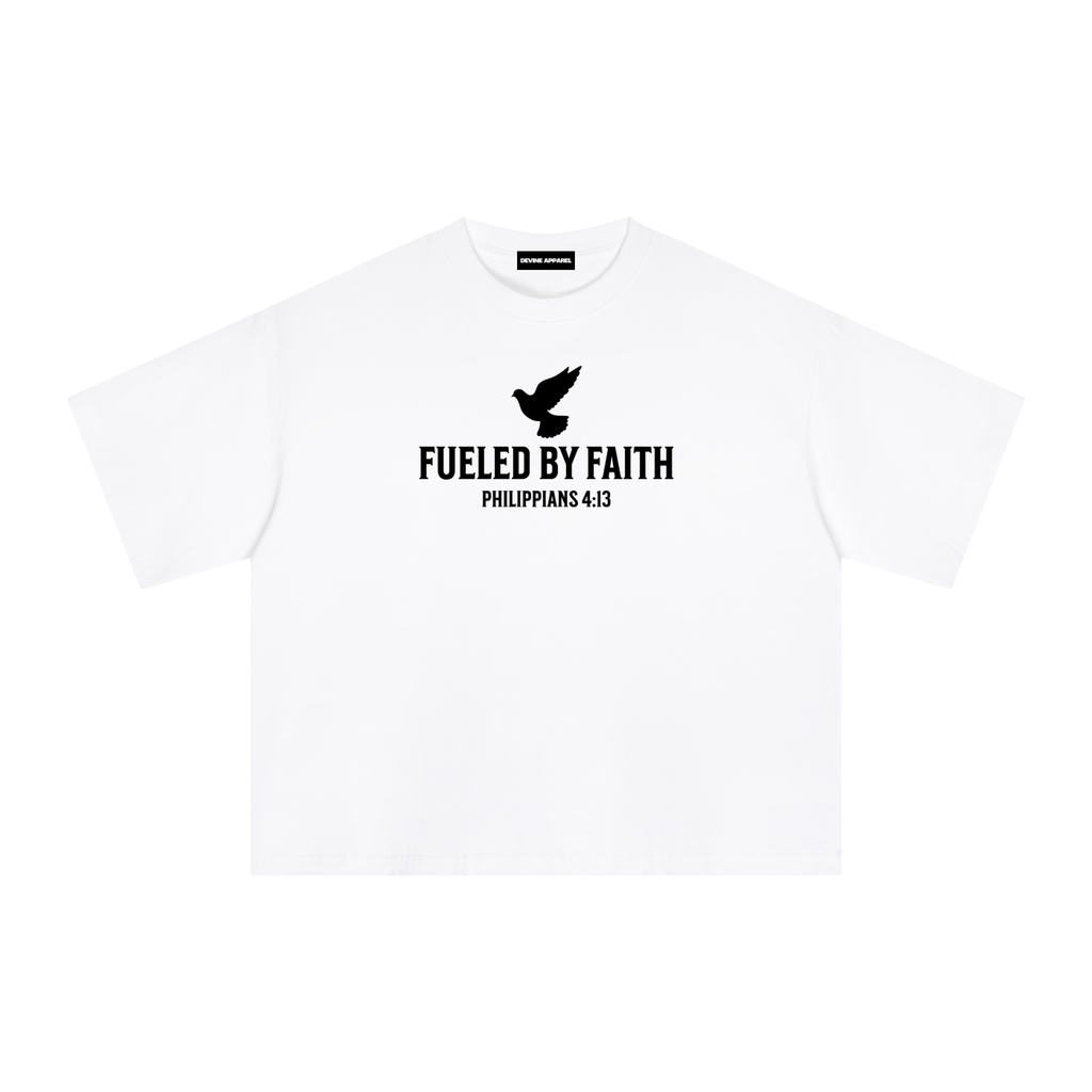 "Fueled By Faith" Sorona Boxy Tee