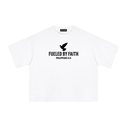 "Fueled By Faith" Sorona Boxy Tee
