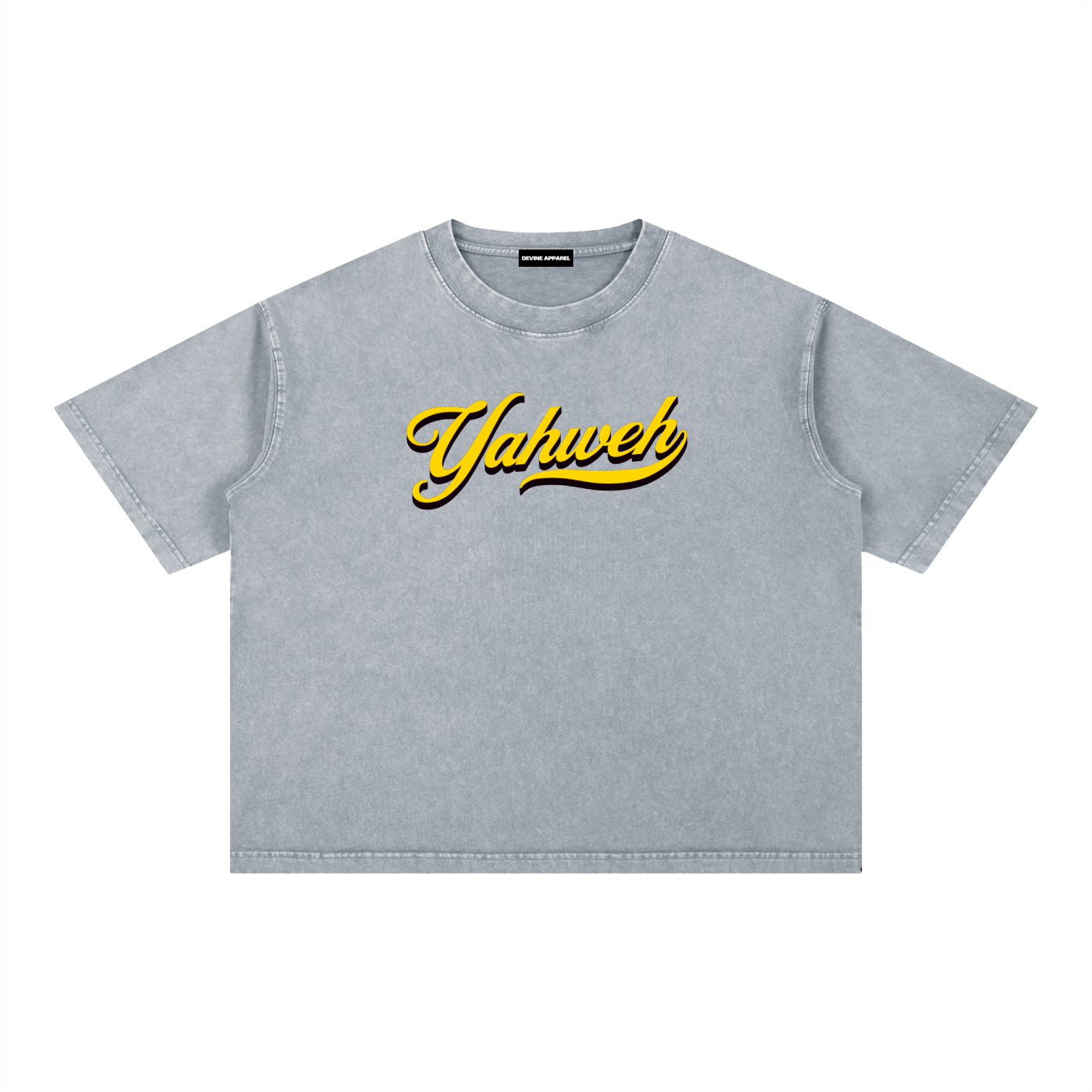 YHWH - Unisex Washed Boxy Tee
