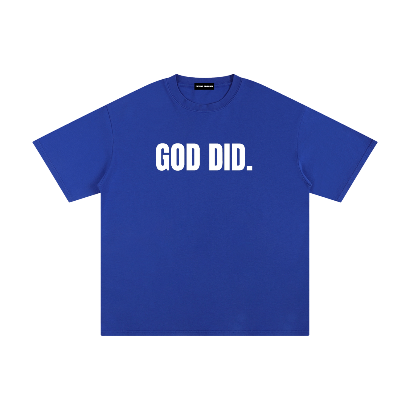 "GOD DID." - Unisex Pure Cotton Tee