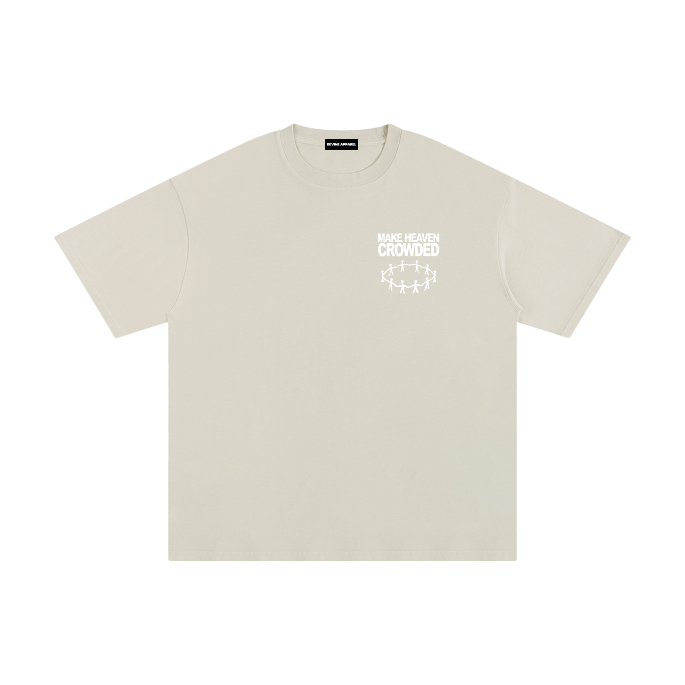 Make Heaven Crowded - Unisex Pure Cotton Tee