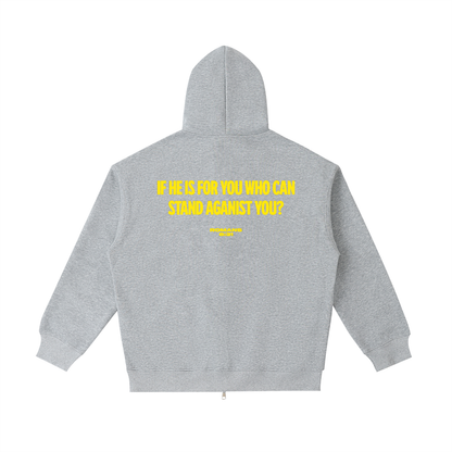 "If He Is For You" - Heavyweight Hoodie