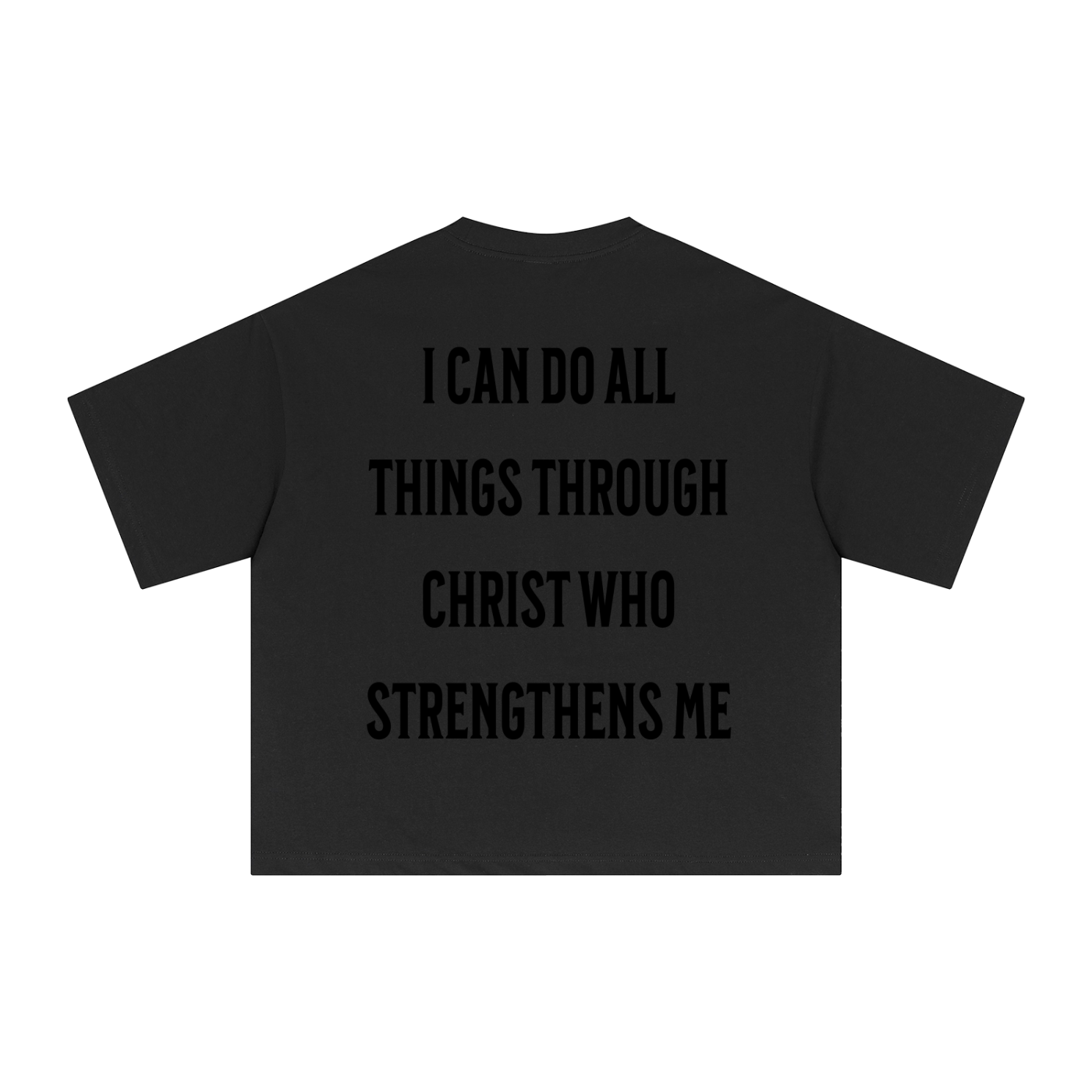 "Fueled By Faith" Sorona Boxy Tee