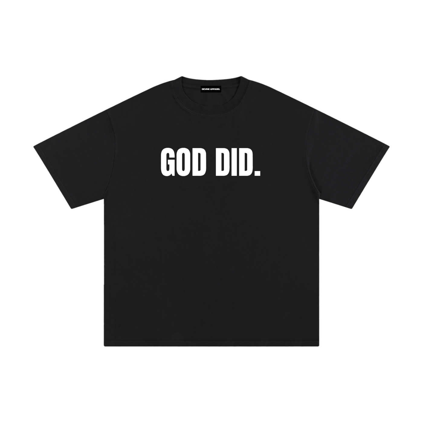 "GOD DID." - Unisex Pure Cotton Tee