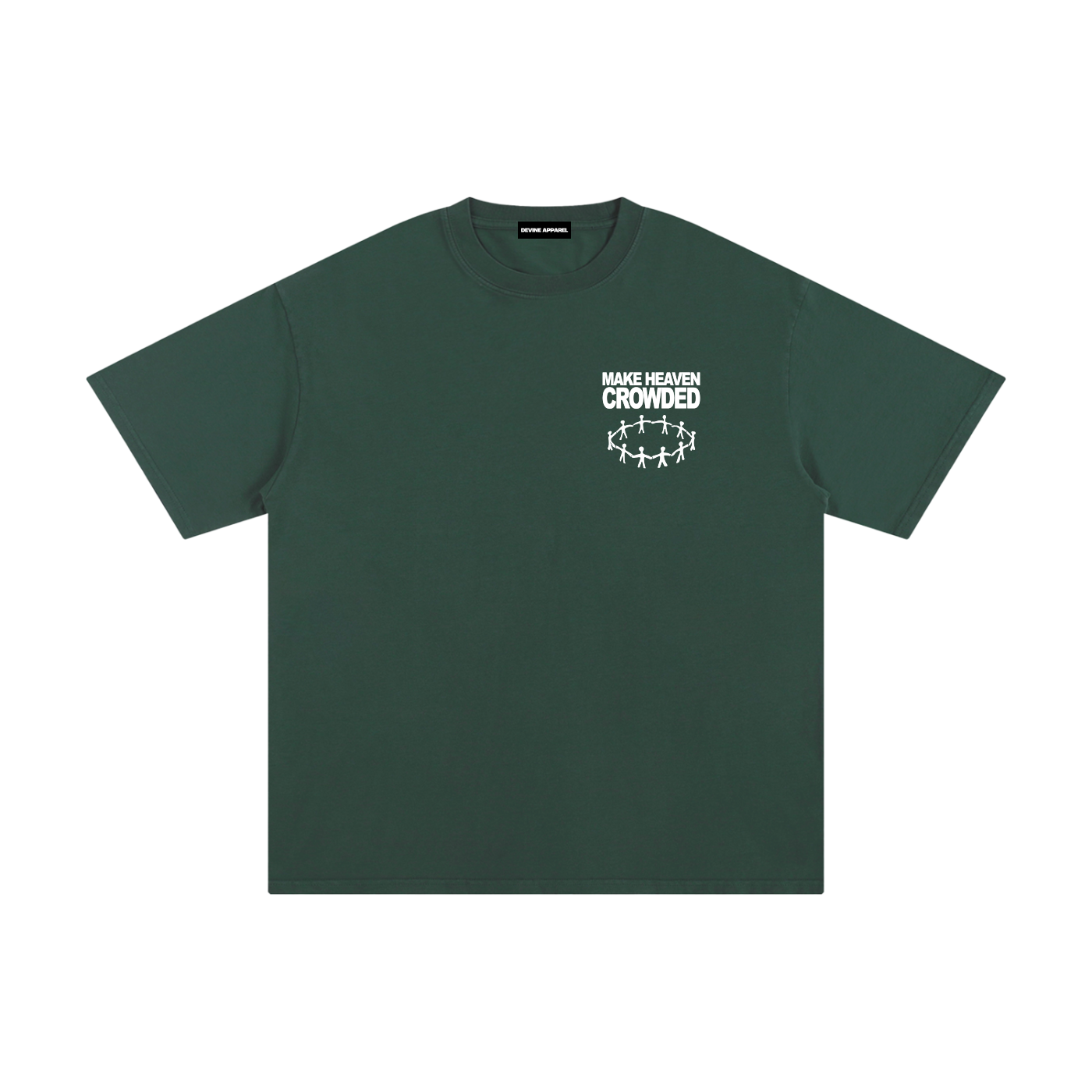 Make Heaven Crowded - Unisex Pure Cotton Tee