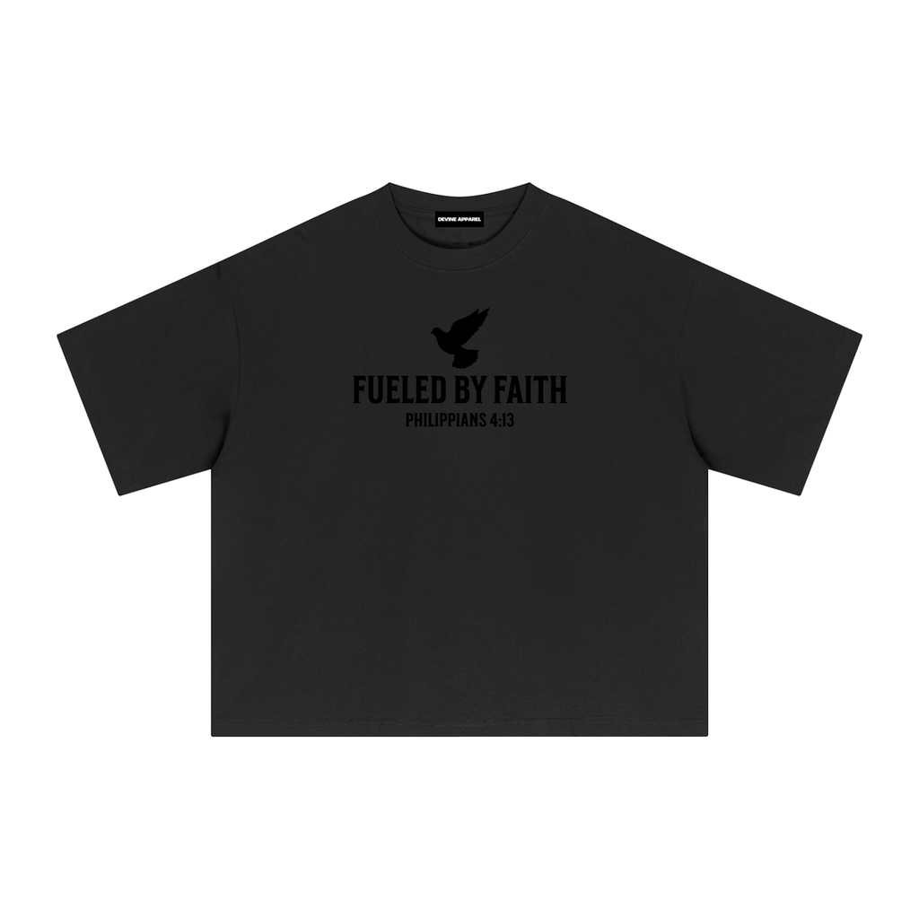 "Fueled By Faith" Sorona Boxy Tee