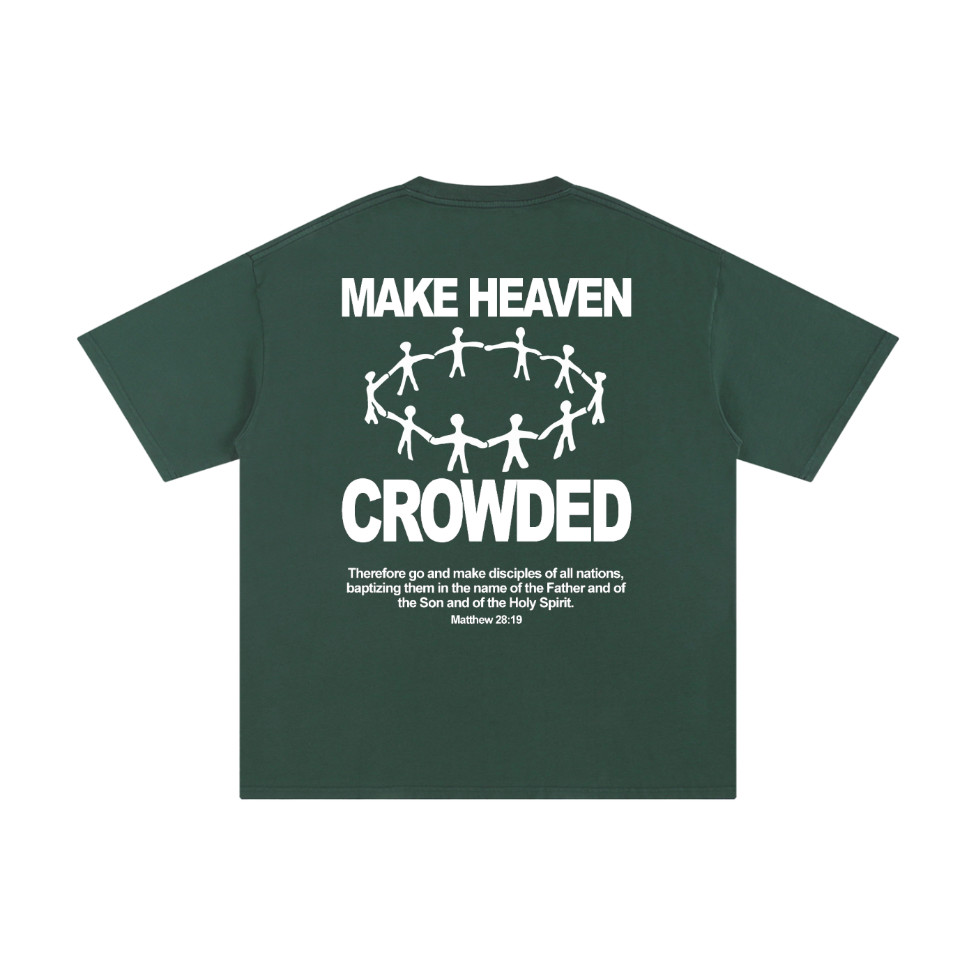 Make Heaven Crowded - Unisex Pure Cotton Tee