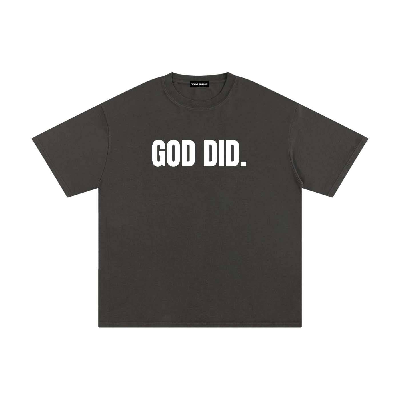 "GOD DID." - Unisex Pure Cotton Tee