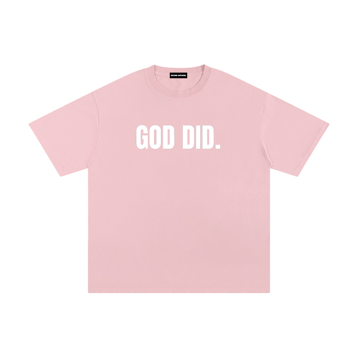 "GOD DID." - Unisex Pure Cotton Tee