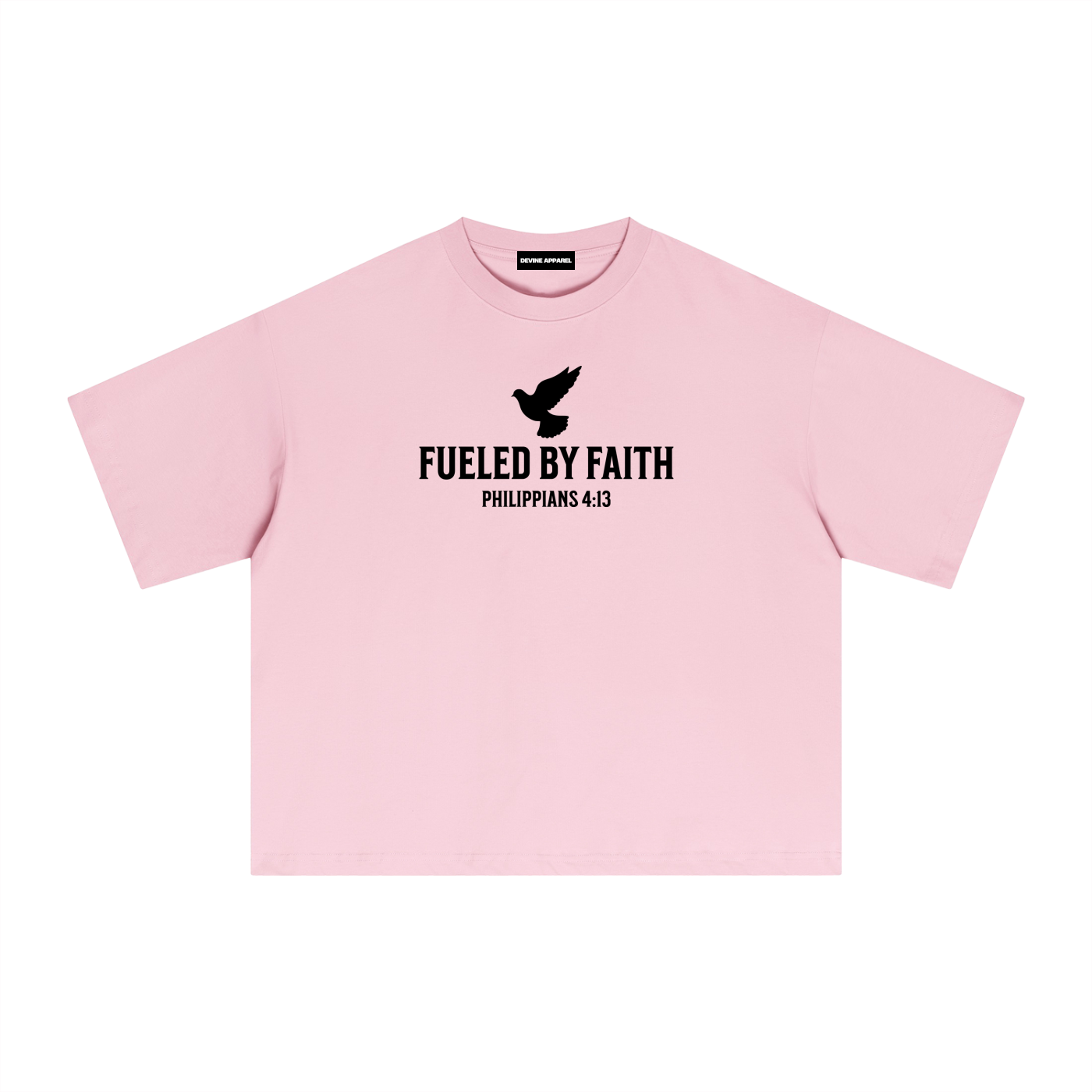 "Fueled By Faith" Sorona Boxy Tee
