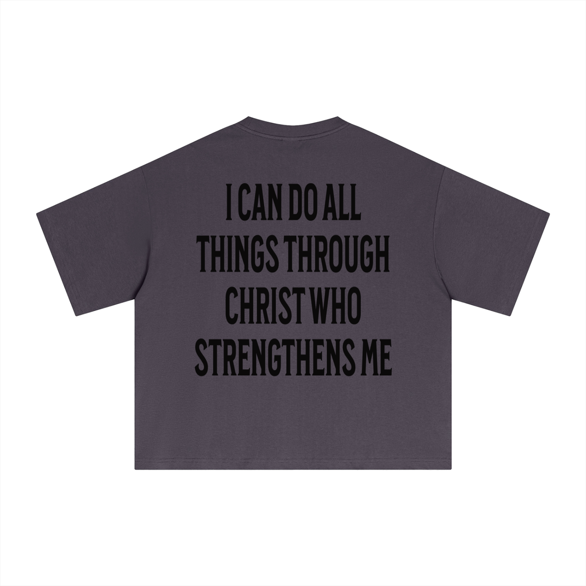 "Fueled By Faith" Sorona Boxy Tee