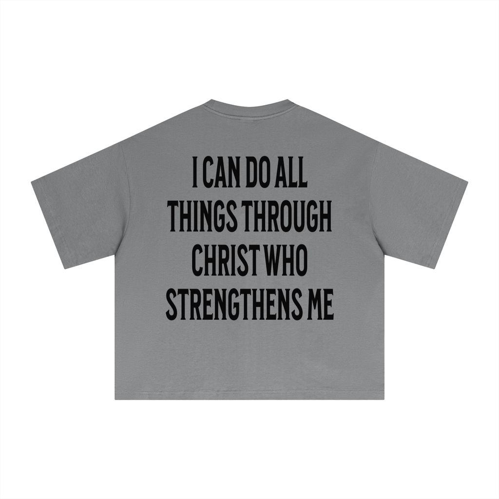 "Fueled By Faith" Sorona Boxy Tee