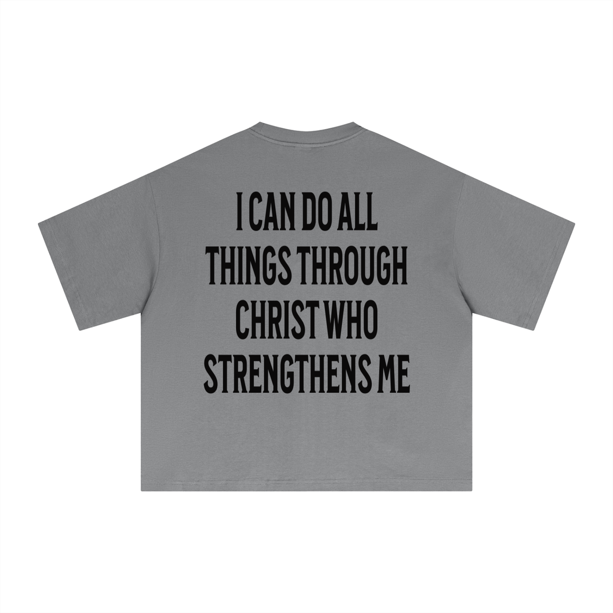 "Fueled By Faith" Sorona Boxy Tee