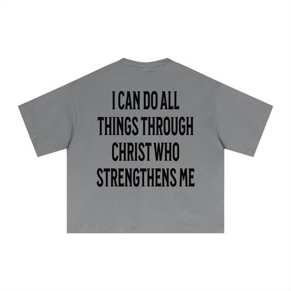 "Fueled By Faith" Sorona Boxy Tee