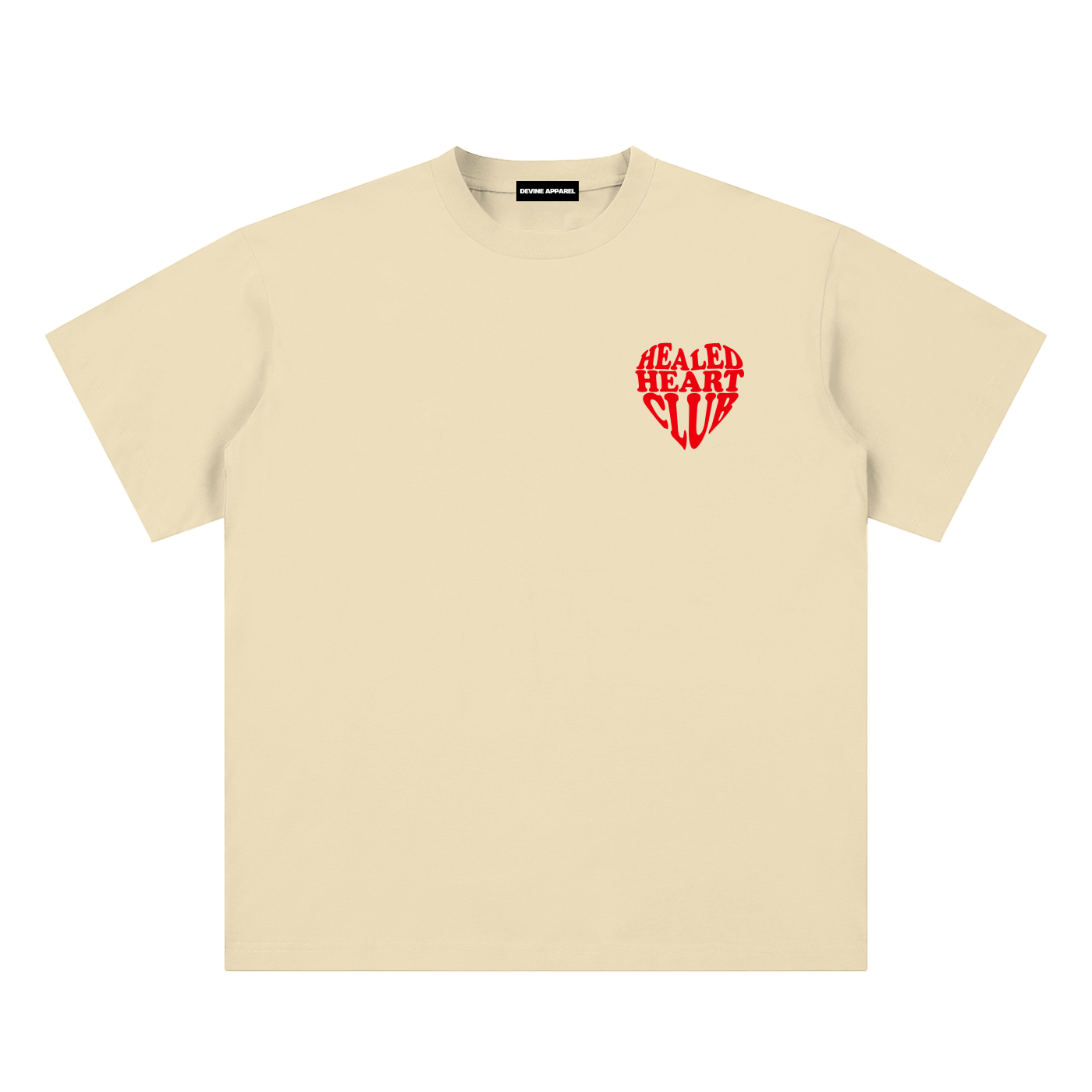 "Healed Heart Club" Unisex Sueded Cotton Tee