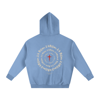 “2.4 Billion” - Oversized Fleeced Hoodie