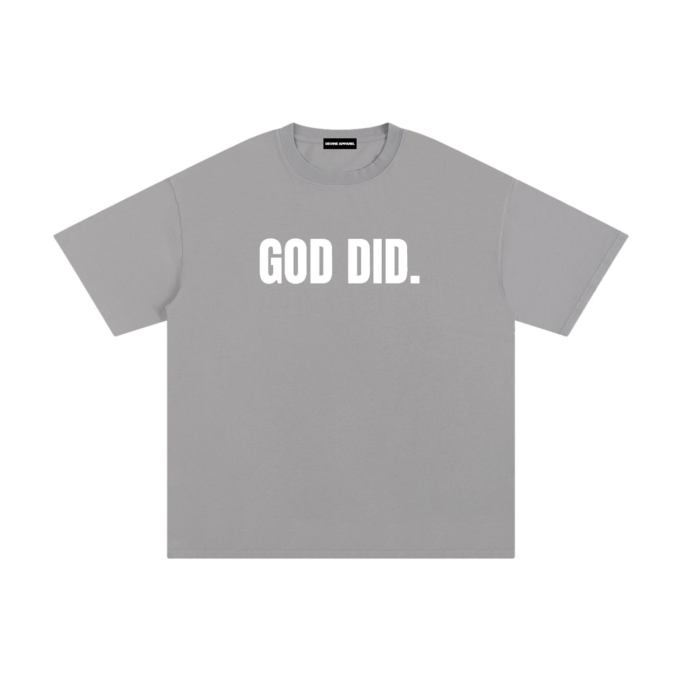 "GOD DID." - Unisex Pure Cotton Tee