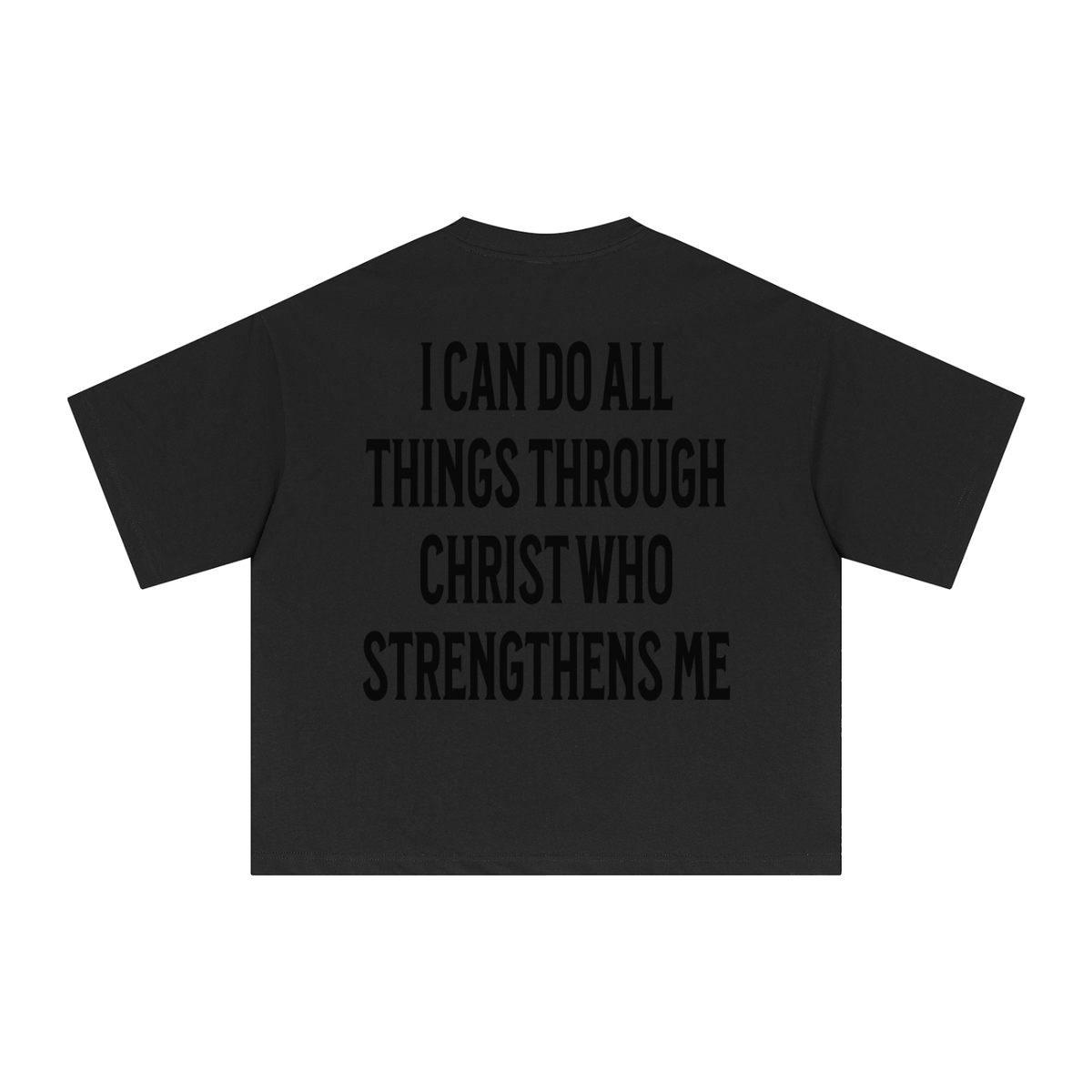 "Fueled By Faith" Sorona Boxy Tee
