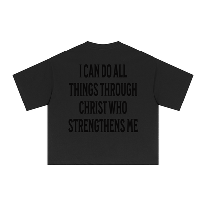 "Fueled By Faith" Sorona Boxy Tee