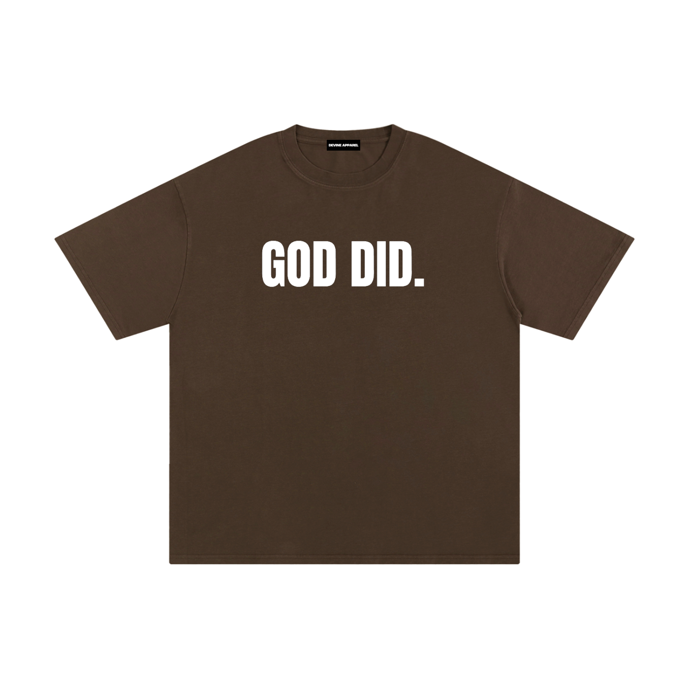 "GOD DID." - Unisex Pure Cotton Tee