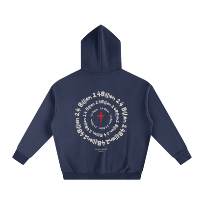 “2.4 Billion” - Oversized Fleeced Hoodie