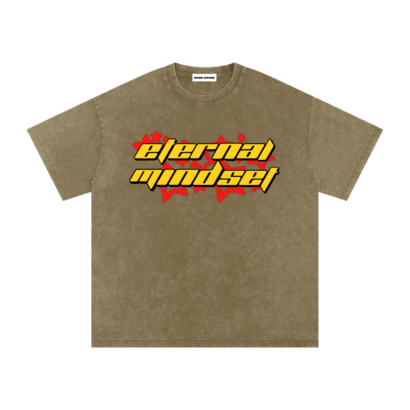 "Eternal Mindset" - Washed Oversized Tee
