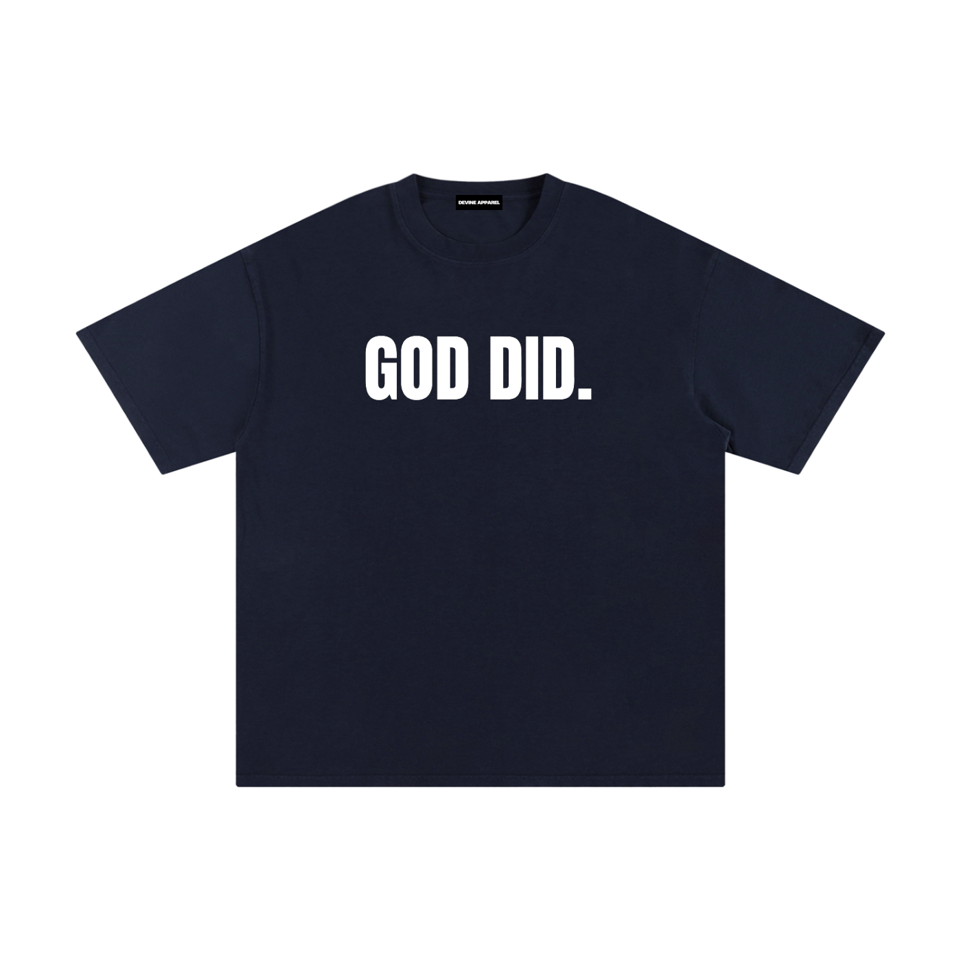 "GOD DID." - Unisex Pure Cotton Tee