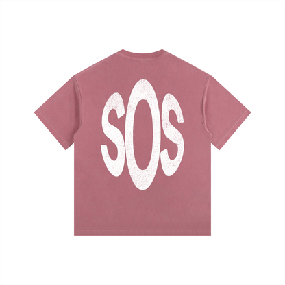 Substance Over Status - Washed Cotton Tee