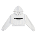 "Devine Apparel" - Women's Cropped Hoodie