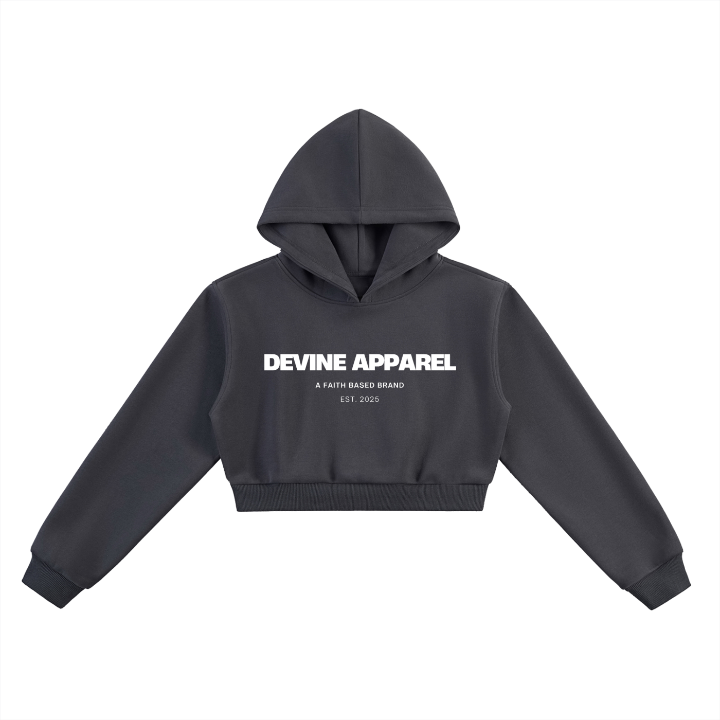 "Devine Apparel" - Women's Cropped Hoodie