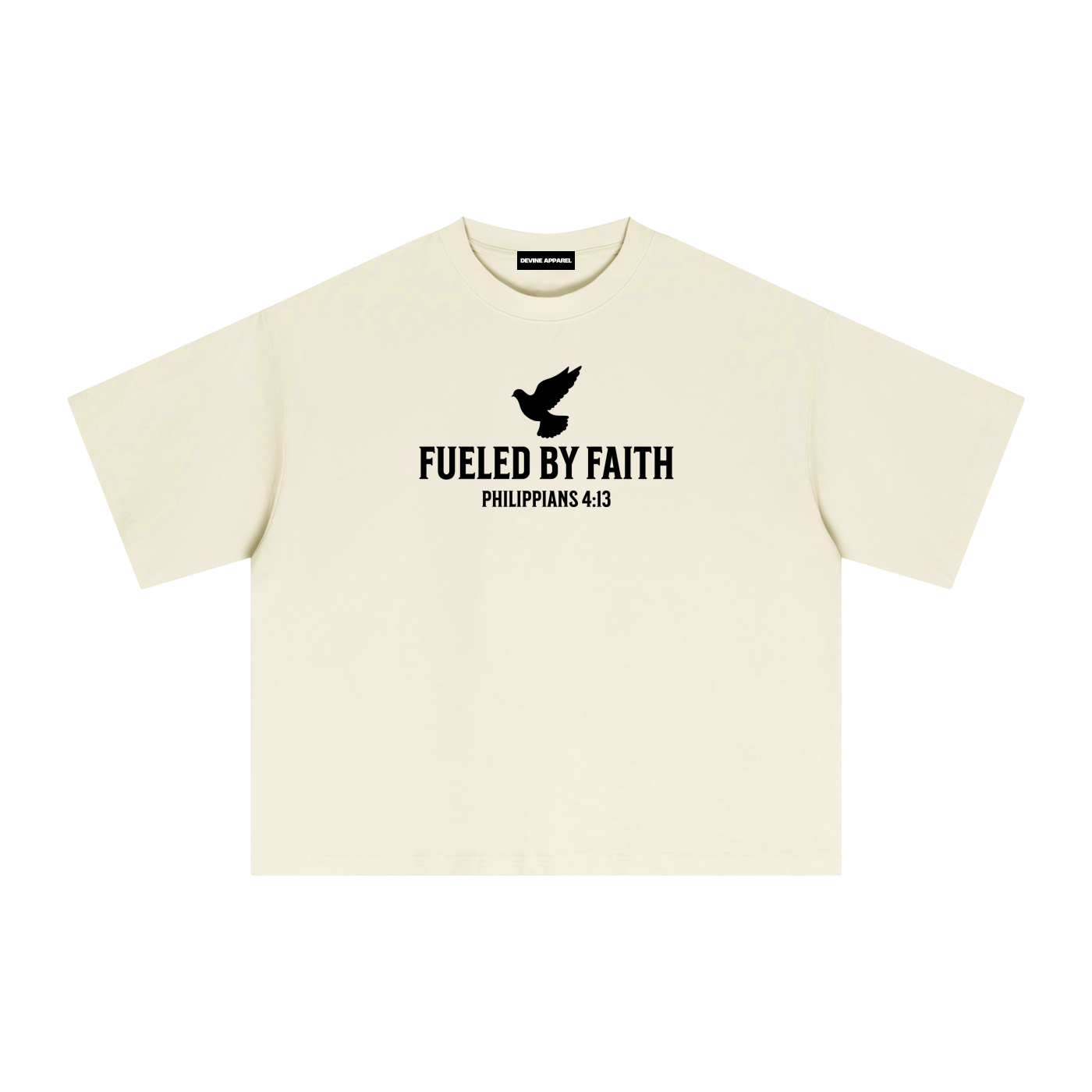 "Fueled By Faith" Sorona Boxy Tee