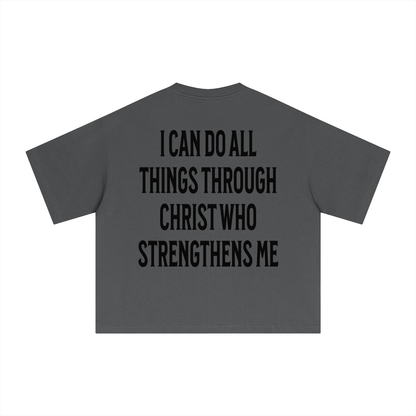 "Fueled By Faith" Sorona Boxy Tee