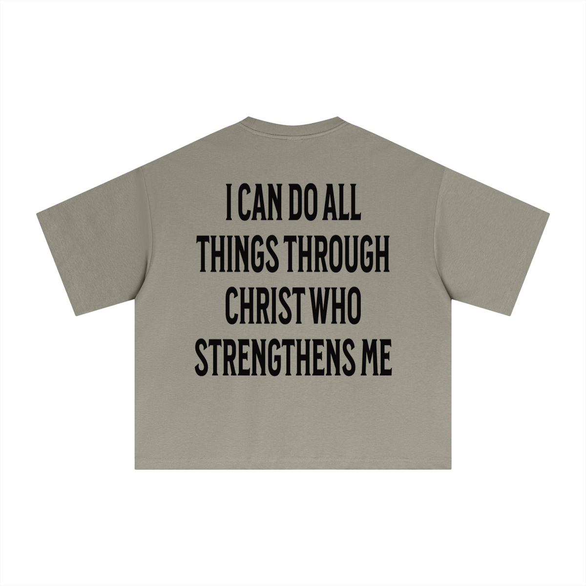 "Fueled By Faith" Sorona Boxy Tee