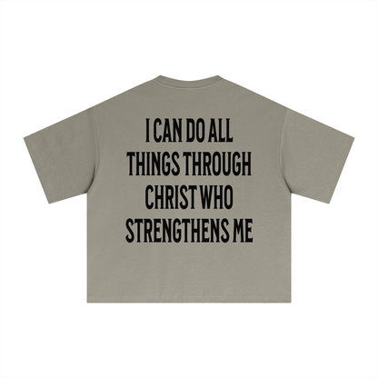"Fueled By Faith" Sorona Boxy Tee